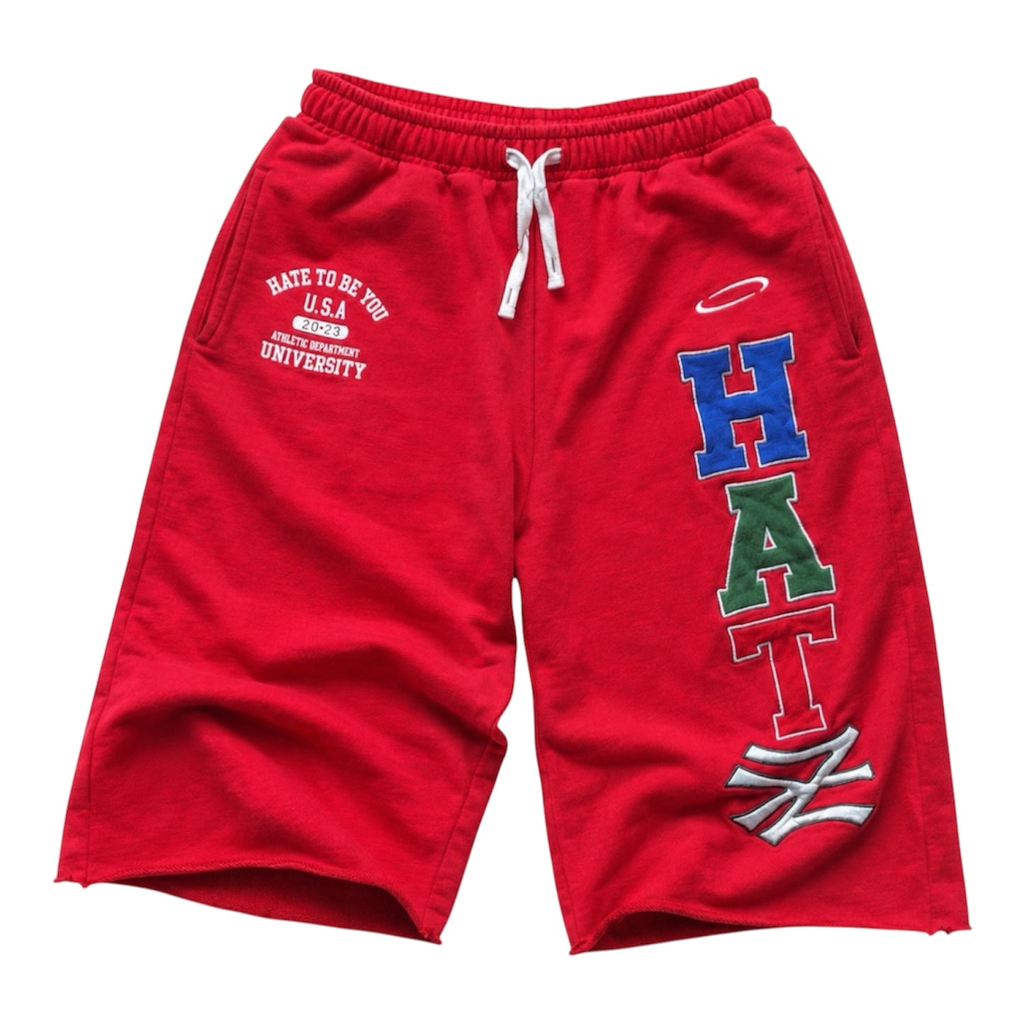 Red Hate NY 3/4 Shorts