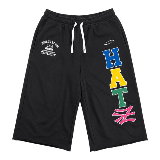 Black Hate NY 3/4 Shorts